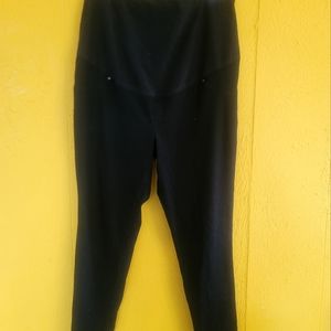 Time and Tru maternity black jean leggings size 16